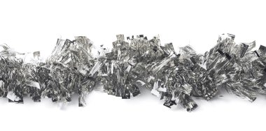 Hat izole bir tinsel Garland