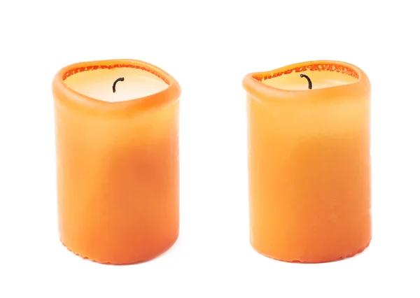 Bränd orange ljus isolerade — Stockfoto