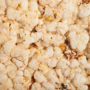 Diyet pirinç kraker doku