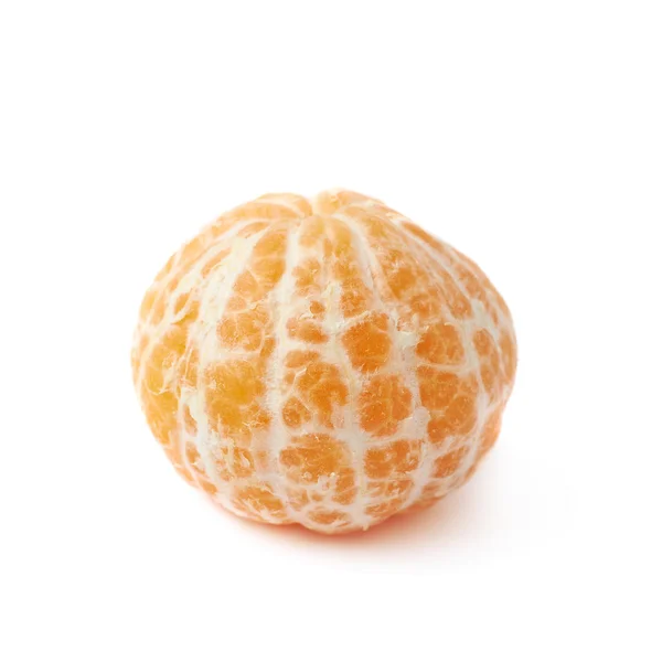 Mandarine pelée isolée — Photo