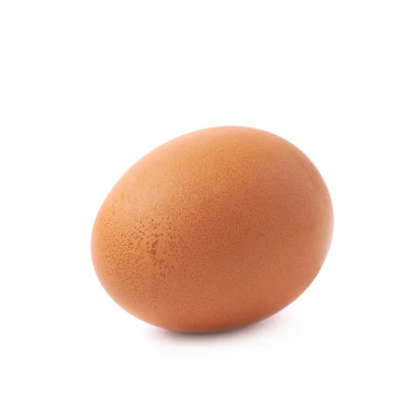 Single brown chicken egg isolated — Stock Photo, Image