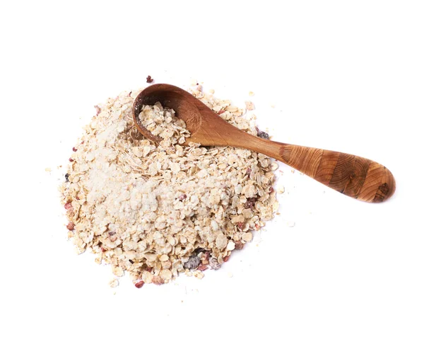 Pile of oatmeal groats isolated — Stock Photo, Image