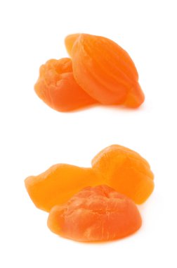 Turuncu izole şeker şeklinde