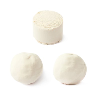 Bir modelleme kil izole parçası