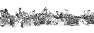 Hat izole bir tinsel Garland