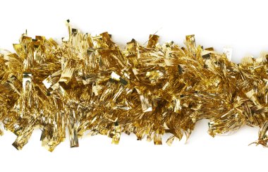 Hat izole bir tinsel Garland
