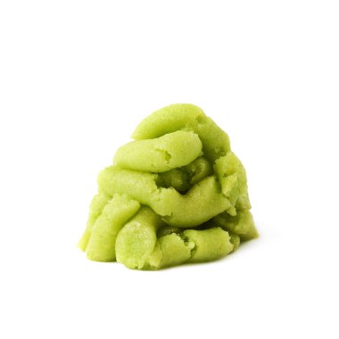 Wasabi hamur izole yığını