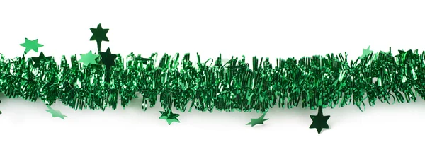 Line of a tinsel garland isolated — Stock Photo, Image