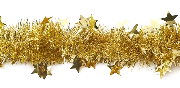 Line of a tinsel garland isolated — Stock Photo, Image