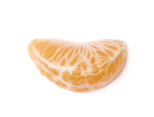 Tangerine cirkelsektor isolerade — Stockfoto