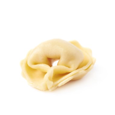 İzole tek mantı hamur tatlısı