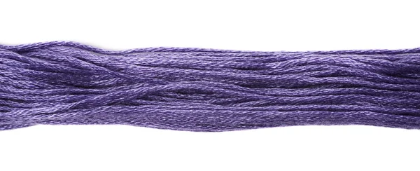 Fios de fios de bordado isolados — Fotografia de Stock