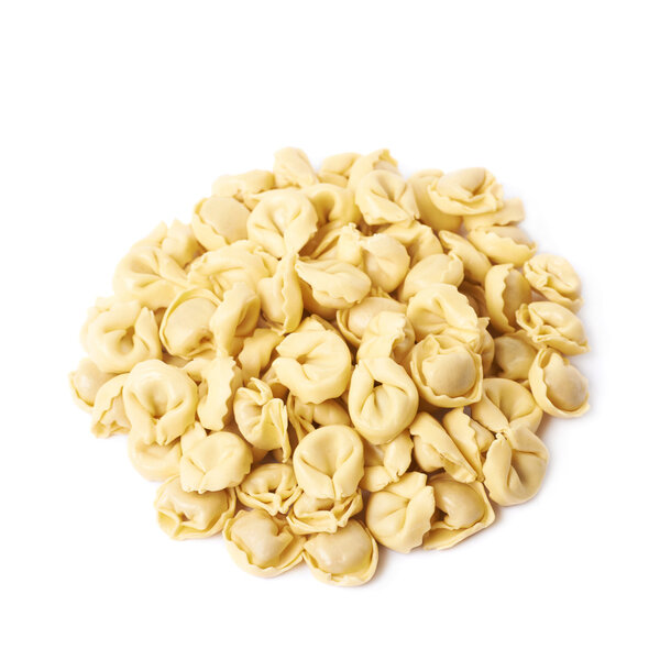 Куча изолированных равиоли
