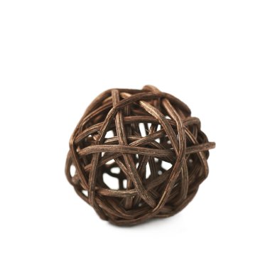 Dekoratif saman topu izole