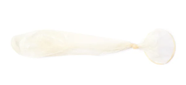 Používané ských kondom, samostatný — Stock fotografie