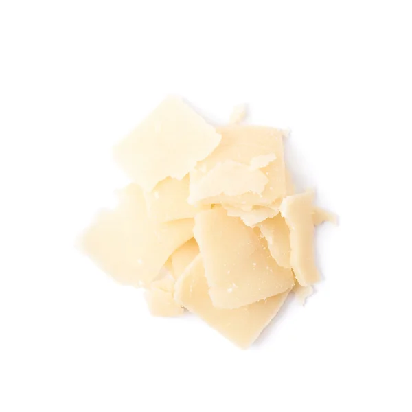 Haufen Parmesan-Käseflocken — Stockfoto