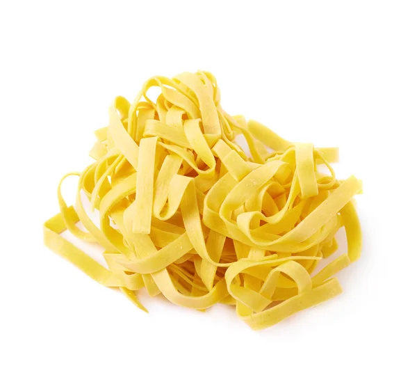 Pile di pasta al nastro fettuccine — Foto Stock