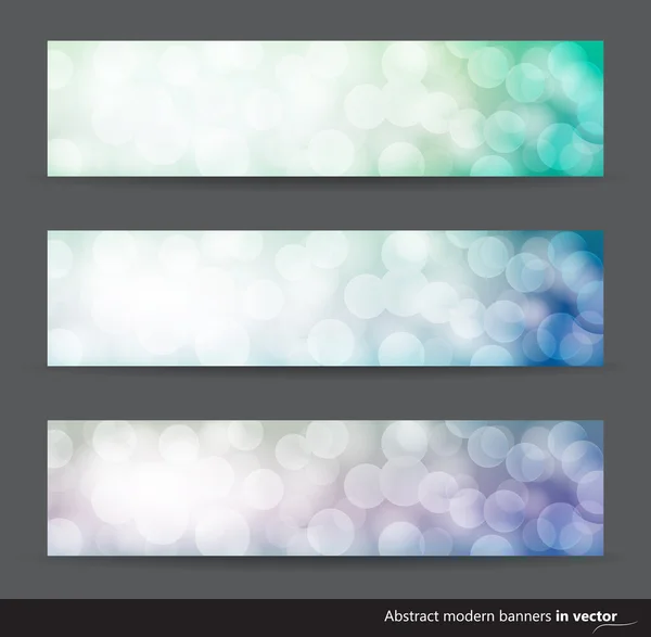 Abstracte moderne banners — Stockvector