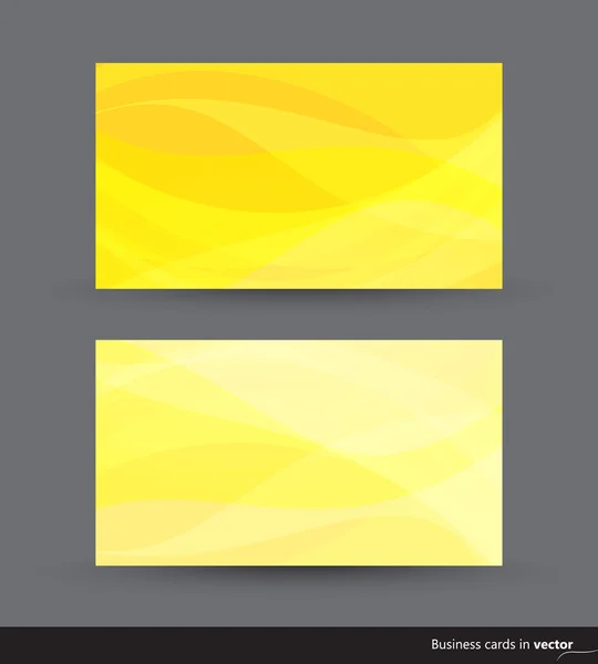 Cartões de visita em duas variações de cor Gráficos De Vetores