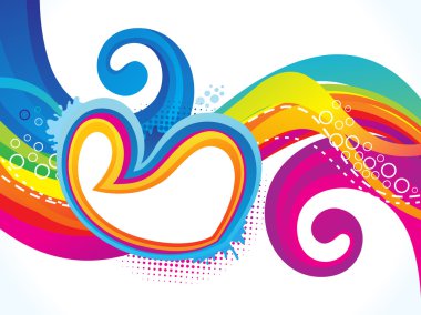 soyut sanat gökkuşağı Sevgiliye arka plan