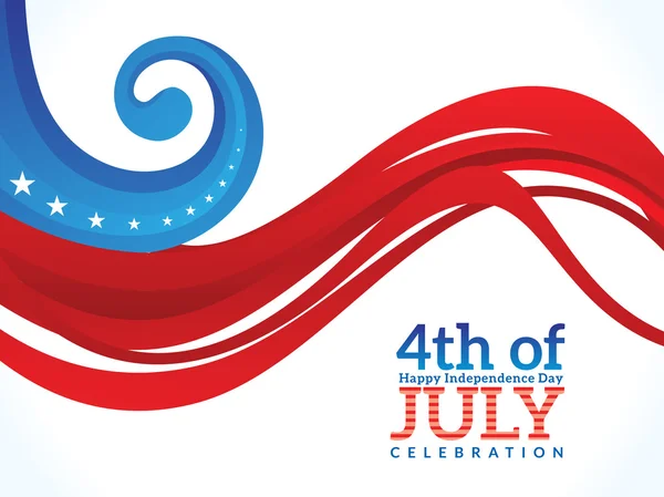 抽象的なアメリカ独立記念日 — ストックベクタ
