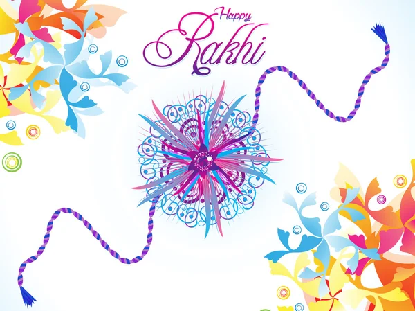 Fondo artístico abstracto raksha bandhan — Vector de stock