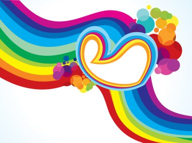 soyut sanat renkli dalga arka plan