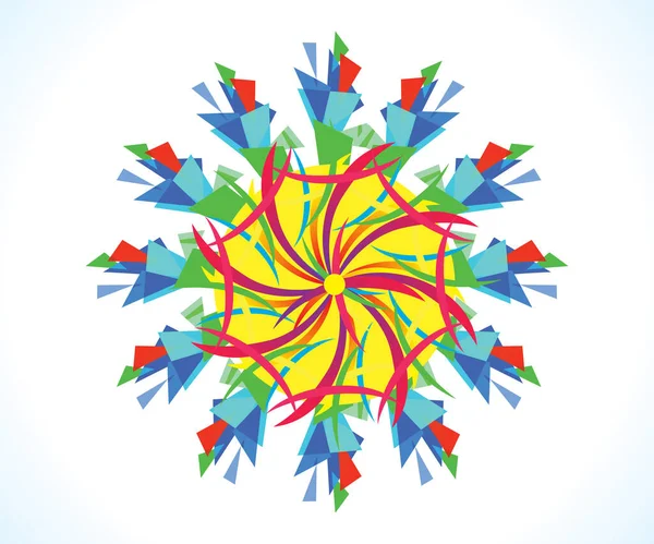 Artistic Creative Colorful Circle Explode Vector Illustration — Stock Vector