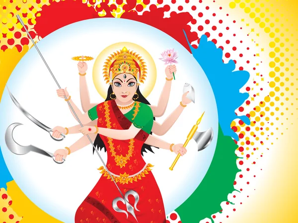 Soyut navratri arka plan — Stok Vektör