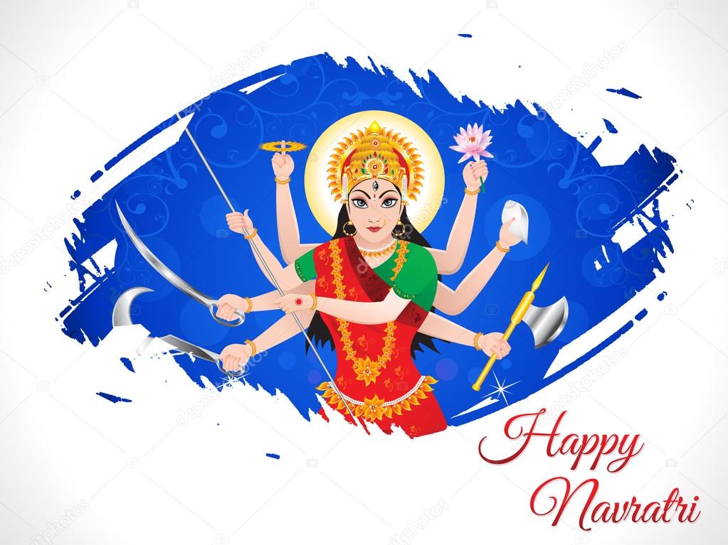 Navratri background Vector Art Stock Images | Depositphotos