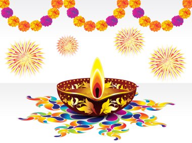 soyut diwali arka plan