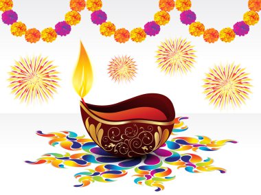 soyut diwali arka plan