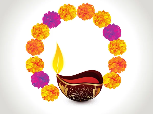 Abstracte diwali achtergrond — Stockvector