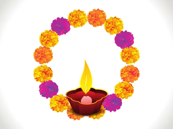 Abstracte diwali achtergrond — Stockvector