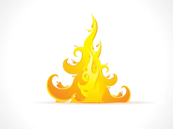 抽象艺术详细的火焰背景 — 图库矢量图片