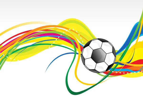 Абстрактный художественный футбольный фон — стоковый вектор