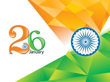 soyut Hint Cumhuriyeti gün arka plan