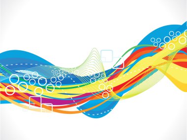 soyut renkli dalga arkaplanı