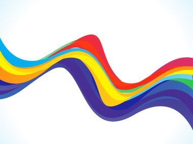 soyut spektrum renkli dalga arka plan