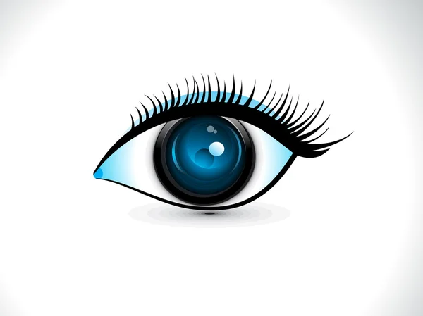 Streszczenie szczegółowe bezpieczeństwa artystyczny cyfrowy oko — Wektor stockowy