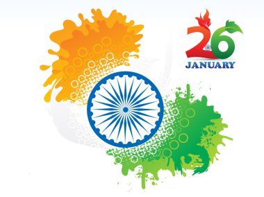 soyut Hint Cumhuriyeti gün arka plan