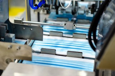 Tıbbi yüz maskesi yapma makinesi. Maske Üretim Hattı