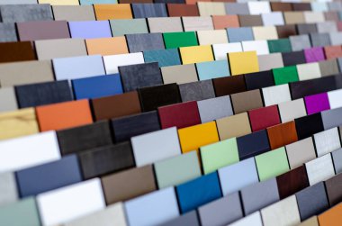 Farklı kiremit dokusuna yakın çekim