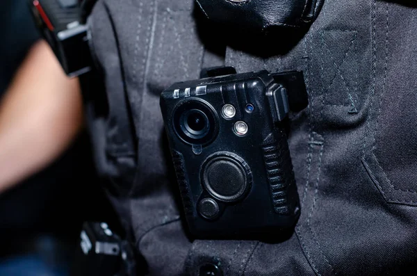 Close Police Body Camera — Stock Photo, Image