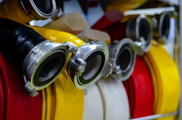 Пожежне Обладнання Пожежна Машина Шланг — стокове фото