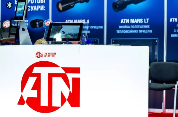 Kiev Ukraine Juin 2021 Atn Corporation Design Stand Exposition — Photo