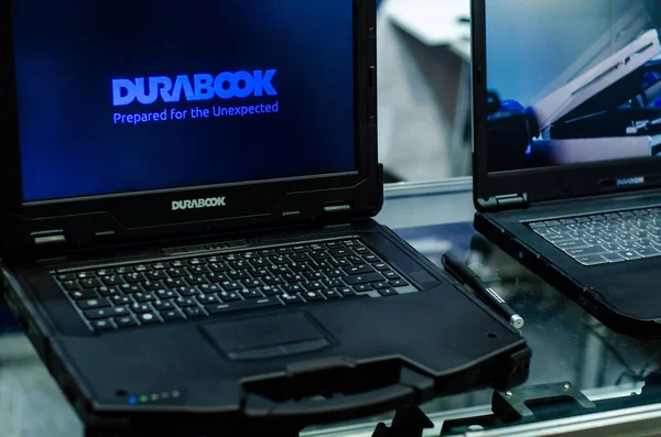 Киев Украина Июня 2021 Ноутбук Durabook Магазине — стоковое фото