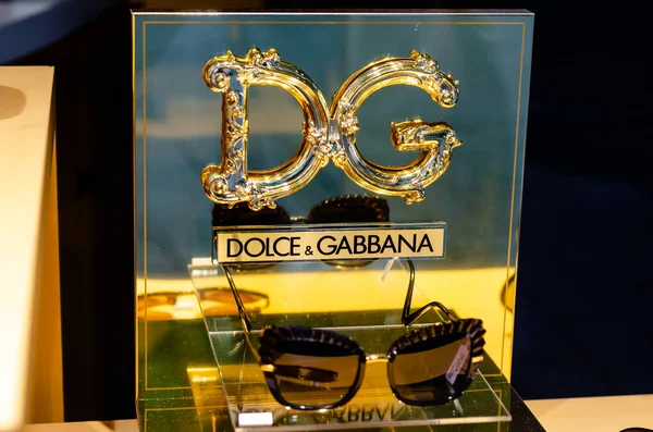 Зост Германия Августа 2021 Года Очки Dolce Gabbana Витрине Магазина — стоковое фото