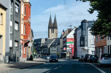 Hamm, Almanya - 24 Ağustos 2021: Hamm sokakları