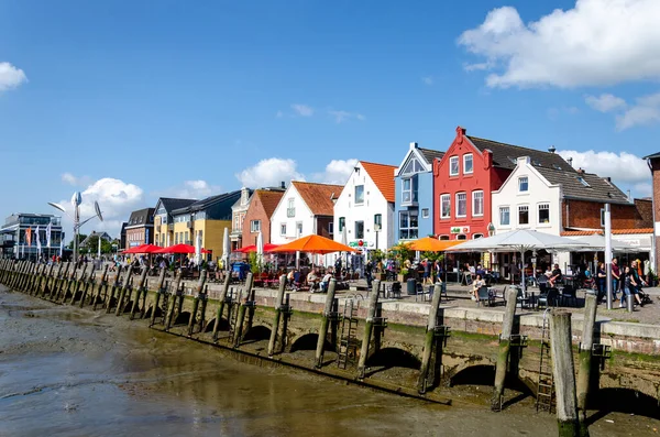 Husum Duitsland Augustus 2021 Husum Haven Husumer Hafen Bij — Stockfoto